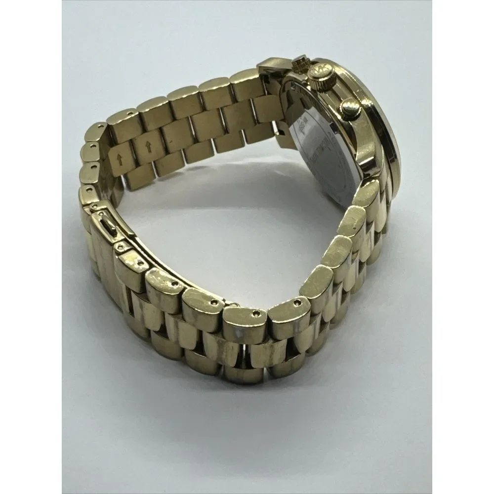 Michael Kors Runway MK5055 Women's Gold Stainless Steel Analog Dial Watch JNA805